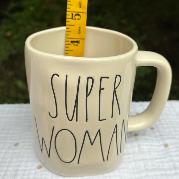 Rae Dunn Artisan Collection cream colored mug with inscription Super Woman - Picture 6 of 6